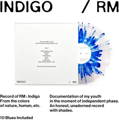 RM (BTS) - Indigo [Photo Board Booklet Poster Vinyl]