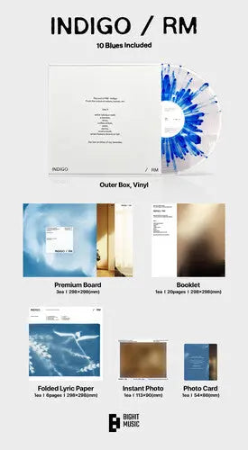 RM (BTS) - Indigo [Photo Board Booklet Poster Vinyl]