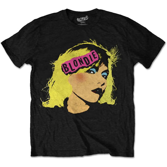 Rockoff - Blondie Unisex T-Shirt Punk Logo