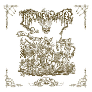 Thronehammer – Slay Kill Erase [2LP] cover artwork