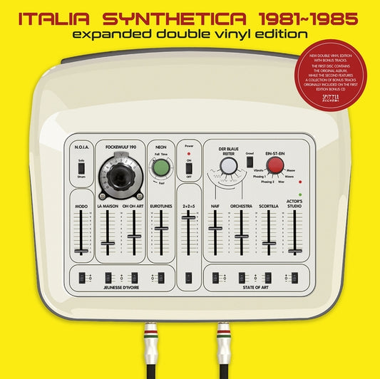 Various Artists - Italia Synthetica 1981-1985 (Expanded Double Vinyl Edition) [2LP]
