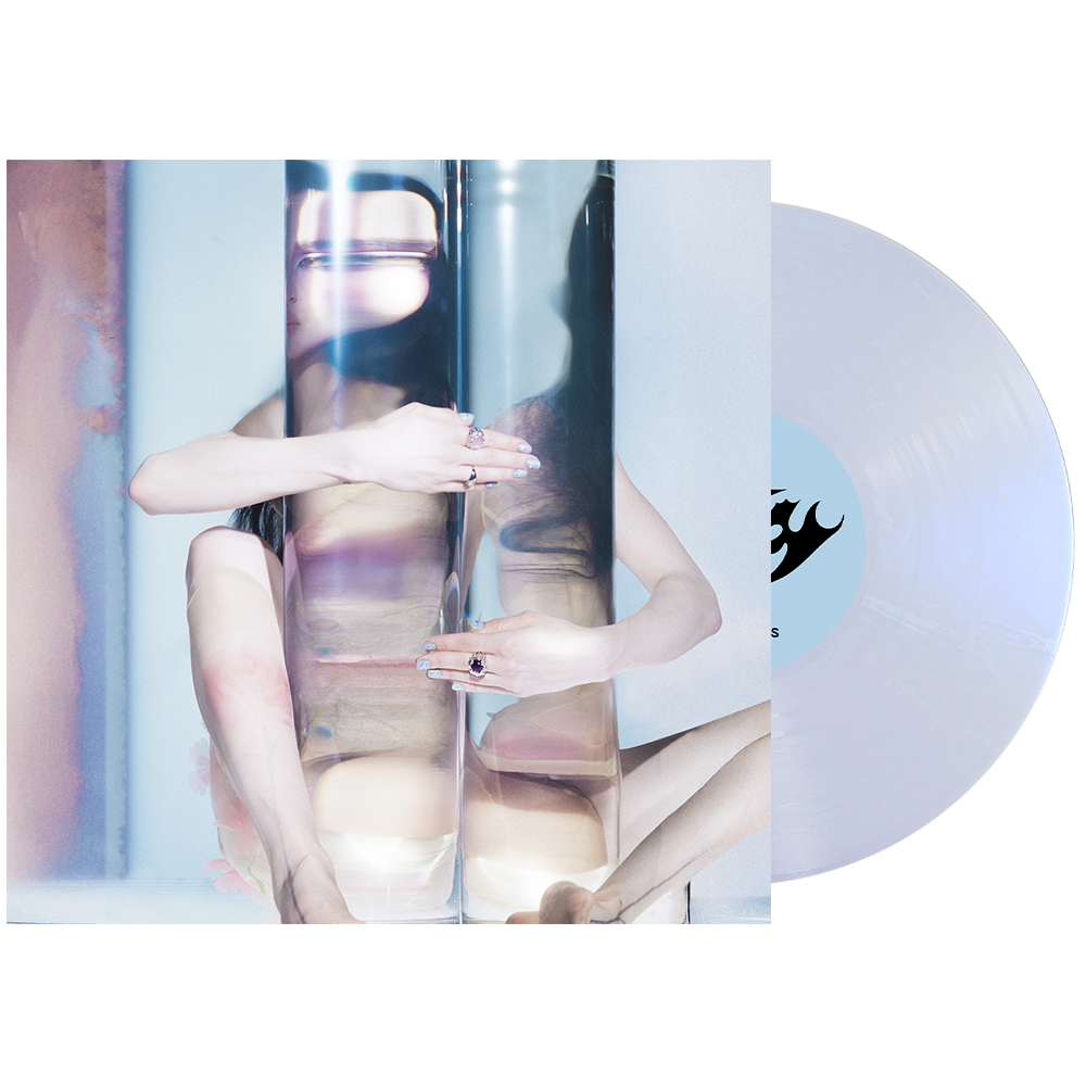 Poppy — Empty Hands [White & Blue Marble LP]; artwork and packaging