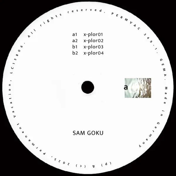 Sam Goku - Explorations [12" Vinyl]