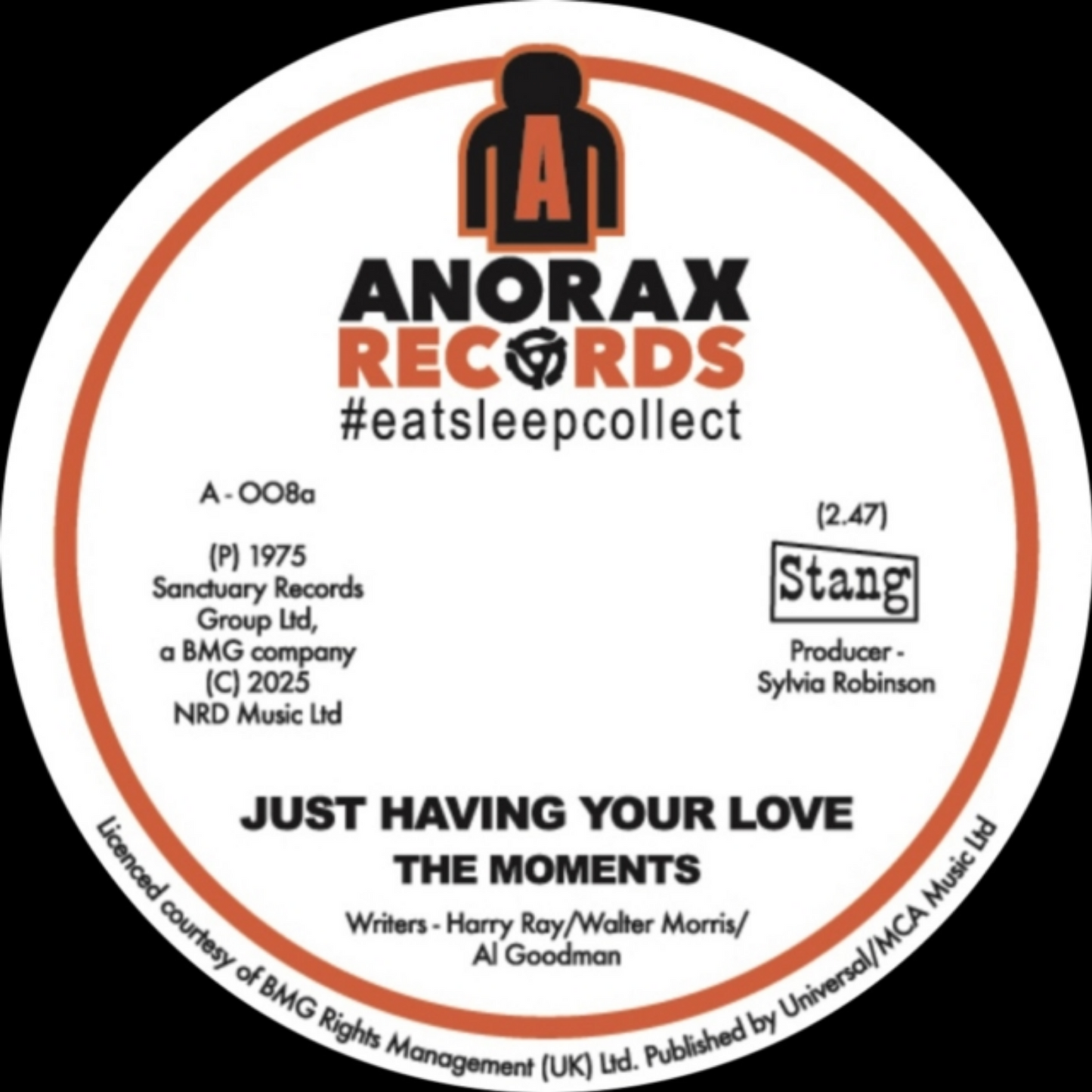 Just Having Your Love [7"]