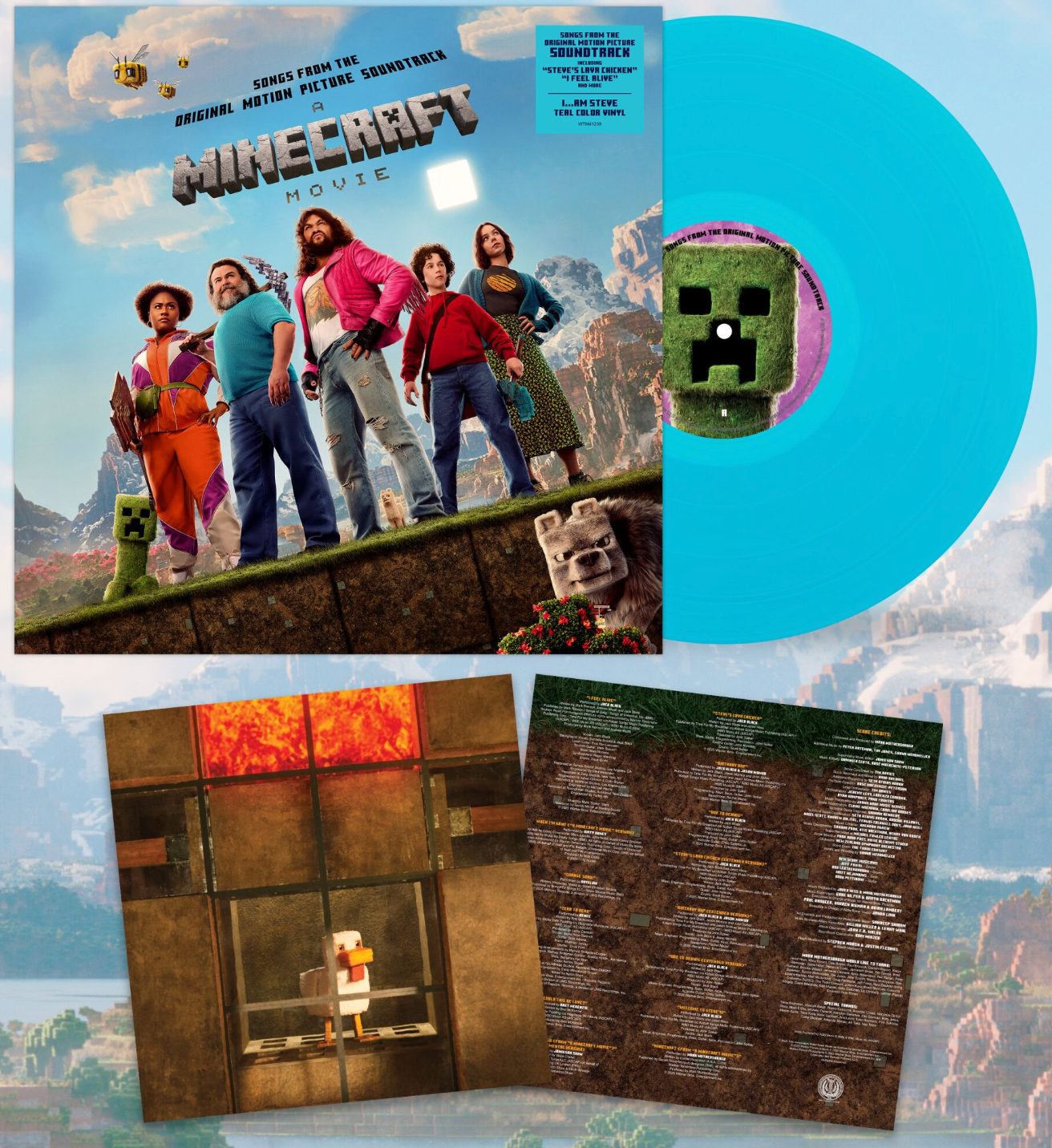 A Minecraft Movie (Songs From A Minecraft Movie) [LP] (Teal Vinyl)