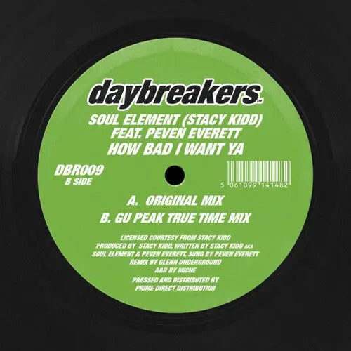 Soul Element (aka Stacy Kidd & Peven Everett) - How Bad I Want Ya [12"]