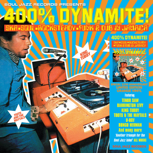 400% Dynamite! Ska Soul Rocksteady Funk And Dub In Jamaipreorder cassette Orange Vinyl [2LP Orange Vinyl Previously Unreleased Tracks]