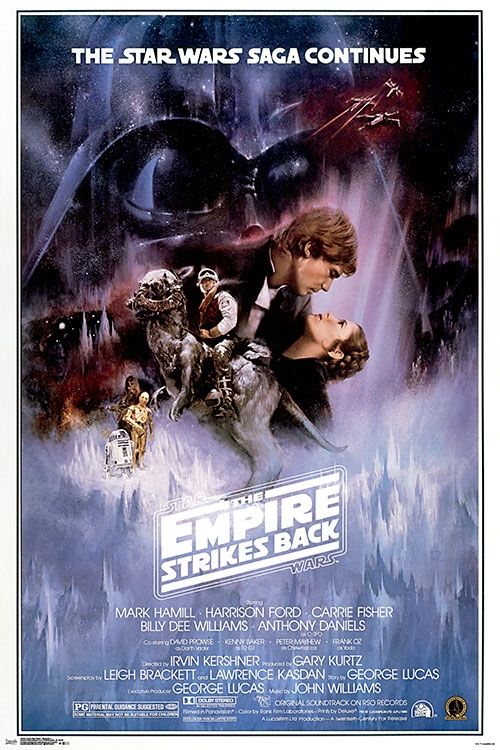 Star Wars The Empire Strikes Back movie poster, 24 x 36 inches