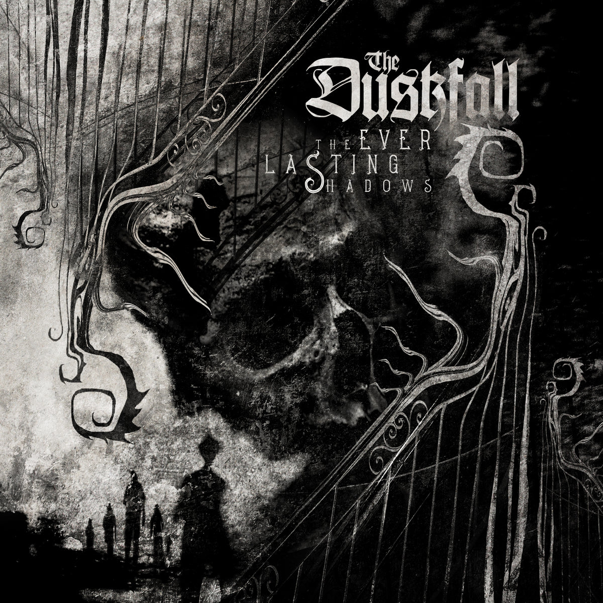 The Duskfall - The Everlasting Shadows [White & Black Splatter LP]