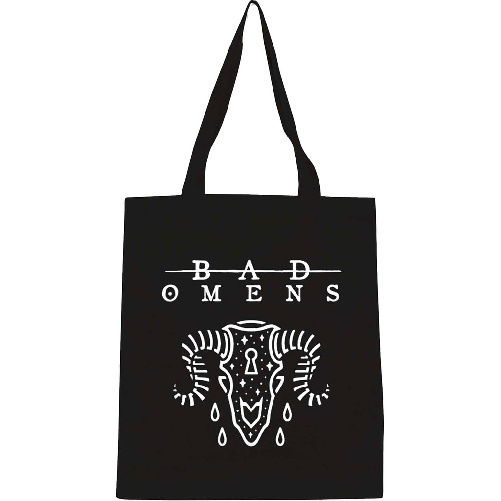 Bad Omens — Ramskull Logo [Tote Bag]; artwork and packaging