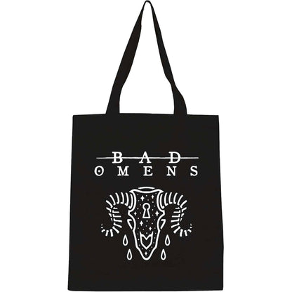 Bad Omens — Ramskull Logo [Tote Bag]; artwork and packaging