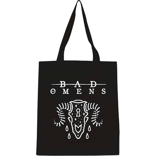 Bad Omens — Ramskull Logo [Tote Bag]; artwork and packaging