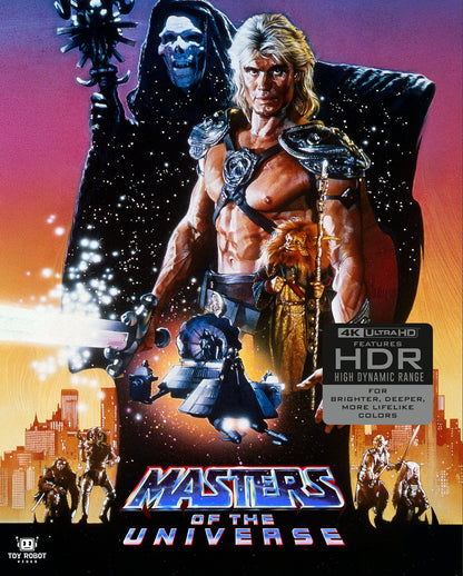 Masters of the Universe 1987 4K UHD 2-disc edition cover art, Toy Robot Video