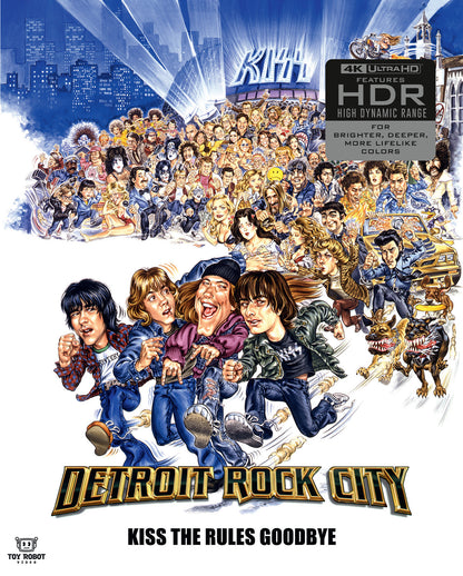 Detroit Rock City 1999 4K UHD 2-disc edition cover art, Toy Robot Video