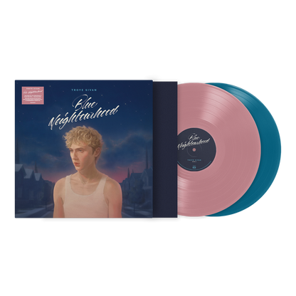Troye Sivan - Blue Neighbourhood: Ten Years On [Pink & Aqua 2LP] - cover and packaging