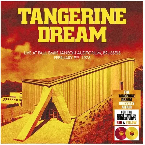 Tangerine Dream - Brussels 1976 [Red/Yellow Vinyl Deluxe remastered LP]