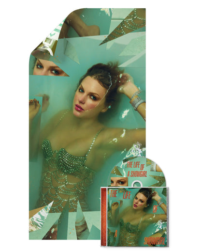 Taylor Swift — The Life of a Showgirl [Sweat and Vanilla Perfume CD + Poster] — sleeve and disc packaging