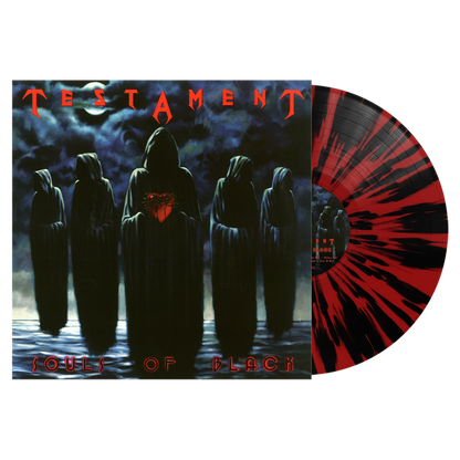 Testament - Souls of Black [Red & Black Splatter LP] - cover and packaging
