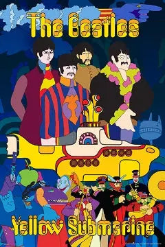 Beatles, The Yellow Submarine Anime Movie Poster - Beatles, The Yellow Submarine Anime Movie Poster [Poster]