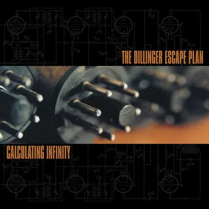 The Dillinger Escape Plan — Calculating Infinity [Orange Silver Black Splatter Vinyl] — cover artwork