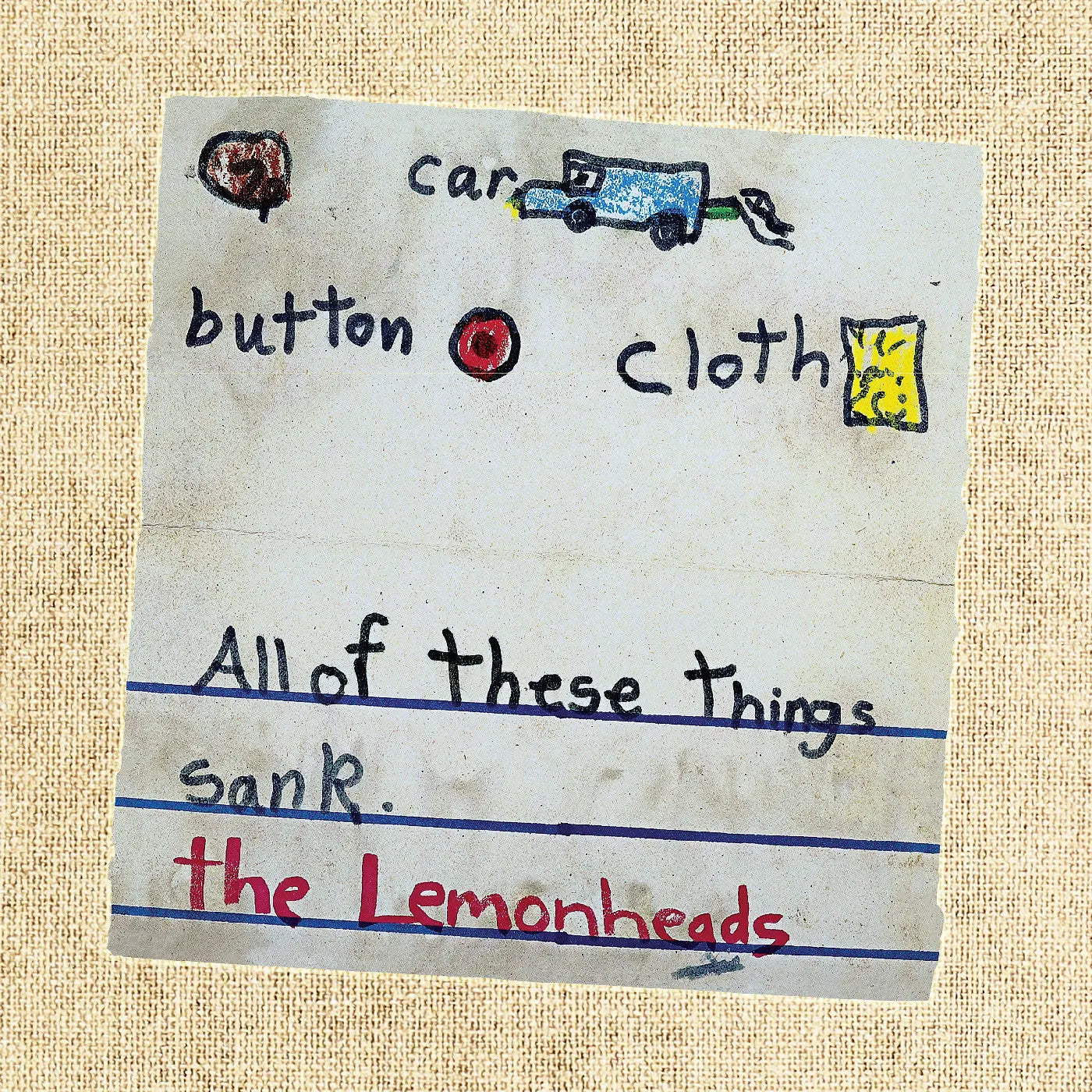 The Lemonheads - Car Button Cloth [2LP Yellow Vinyl Cloth-Bound Gatefold Sleeve]