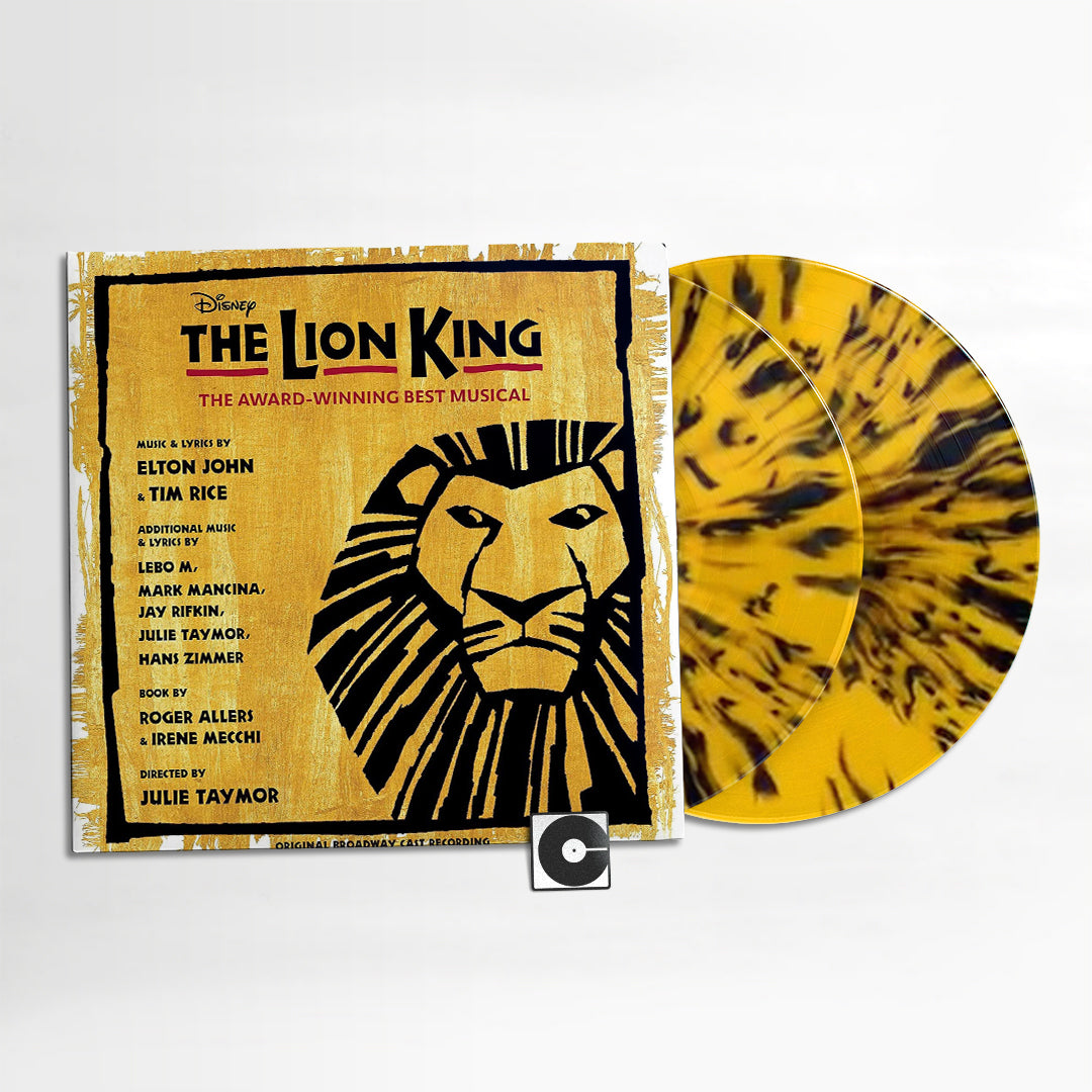 Various Artists – The Lion King (Original Broadway Cast) [Yellow & Black Splatter Vinyl] cover artwork