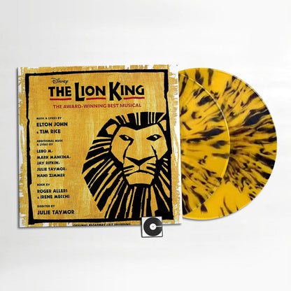 Various Artists – The Lion King (Original Broadway Cast) [Yellow & Black Splatter Vinyl] cover artwork