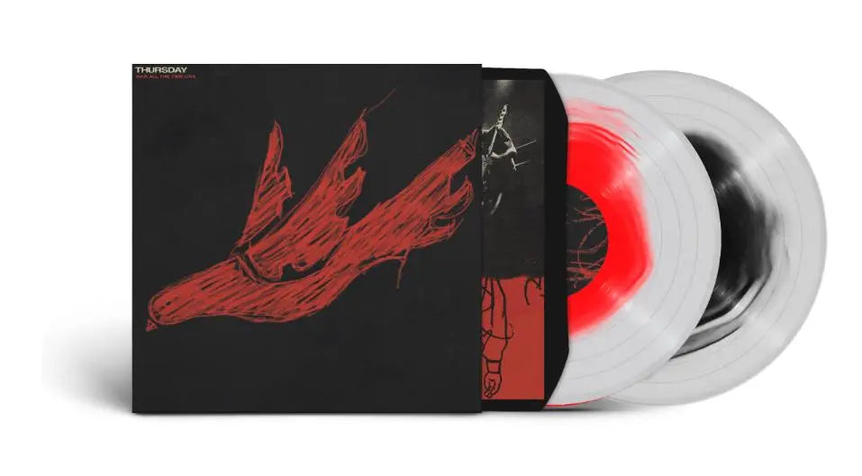 Thursday - War All The Time Live (20th Anniversary) [Opaque Red in Clear Color in Color Vinyl]