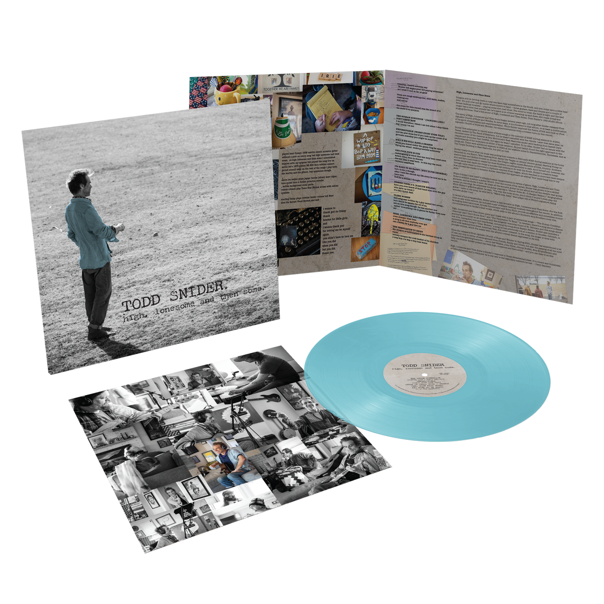 Todd Snider — High Lonesome and Then Some [Sea Glass LP] — record and sleeve