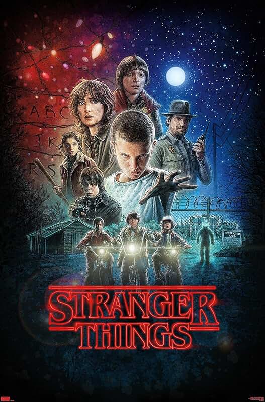 Stranger Things Season 1 one sheet TV poster, 24 x 36 inches