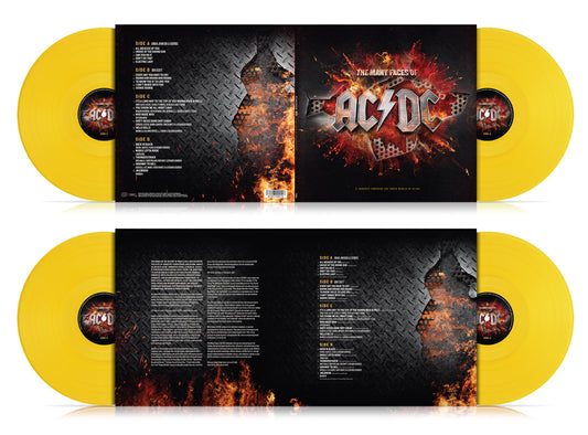 The Many Faces Of AC/DC [Transparent Yellow Vinyl 2LP]