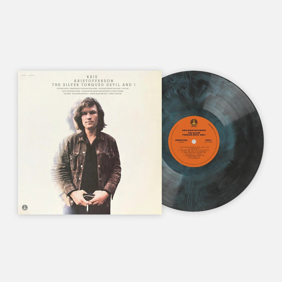 Kris Kristofferson - The Silver Tongued Devil and I [VMP Black & Blue Galaxy 180g Vinyl LP]
