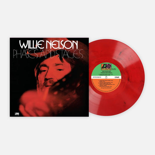 Willie Nelson – Phases and Stages [VMP Bloody Mary Marble 180g Vinyl LP] cover artwork
