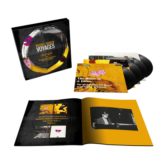 Michael Garrick – Voyages: The Argo Studio Albums Vol. I [4LP] cover artwork