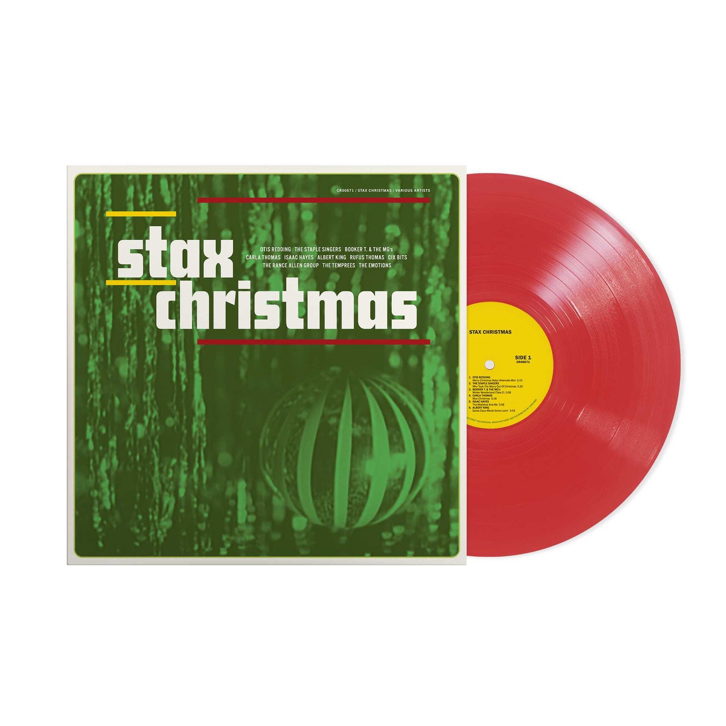 Various - Stax Christmas [Transparent Red Vinyl]