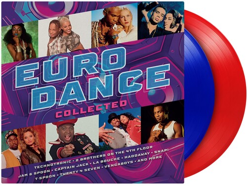 Eurodance Collected [2LP Translucent Blue & Translucent Red Colored 180 Gram Audiophile Vinyl Feat. Hits By 2 Un Vengaboys Snap! T-Spoon & More Edition Of 2000 Import]