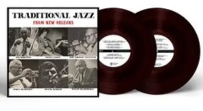 Various Artists - Traditional Jazz From New Orleans [Maroon/Brown Vinyl 2LP] cover artwork
