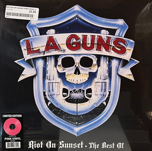 L.A. Guns – Riot on Sunset: The Best Of [Pink Vinyl] — cover artwork