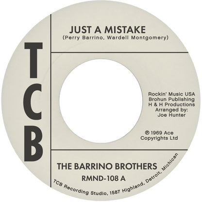 The Barrino Brothers — Just a Mistake / I'll Take My Flowers Right Now [7-inch] — album artwork