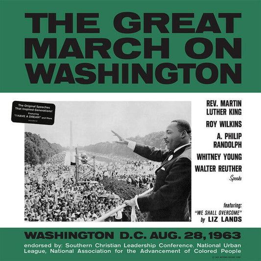 Various Artists – The Great March On Washington [Vinyl LP] — cover artwork
