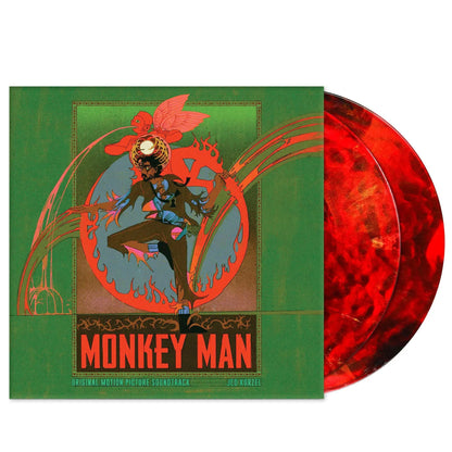 Waxwork Records - Monkey Man (Soundtrack) [Deluxe Double Blood Red, Black, and Metallic Gold Vinyl]