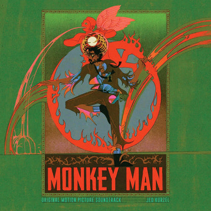 Waxwork Records - Monkey Man (Soundtrack) [Deluxe Double Blood Red, Black, and Metallic Gold Vinyl]