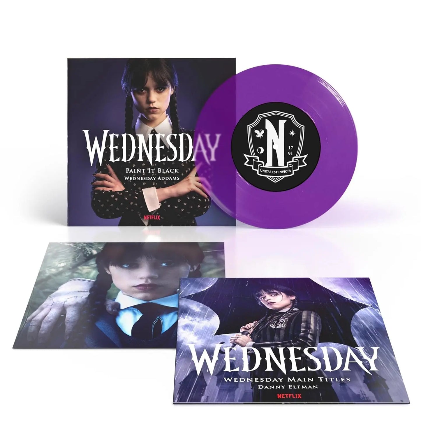 Wednesday Addams - Paint It Black / Main Titles [7" Purple Vinyl]