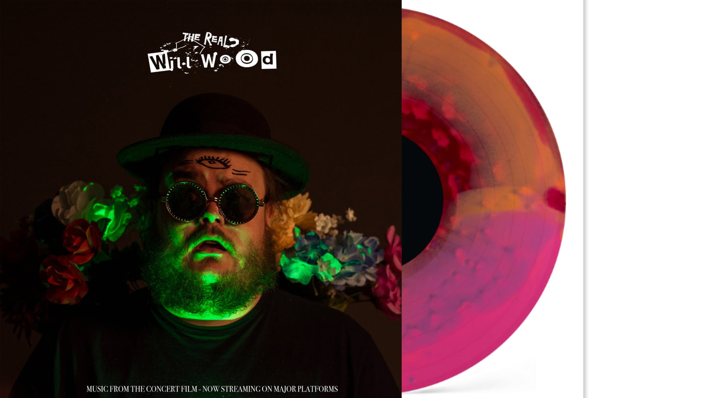 The Real Will Wood [Third Eye Closed Semi Opaque A Side B Side Pink Orange & Red Tri-color Vinyl]