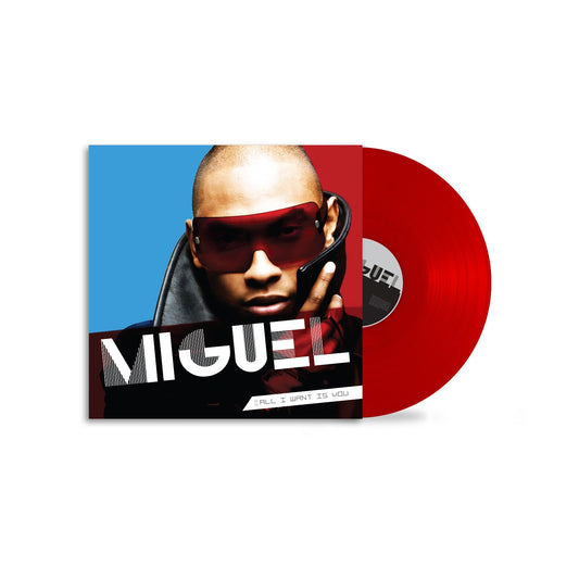 Miguel - All I Want Is You [Opaque Red LP] - cover and packaging