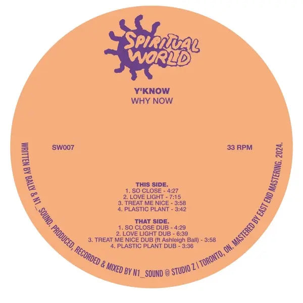 Y'know - Why Now [12"]