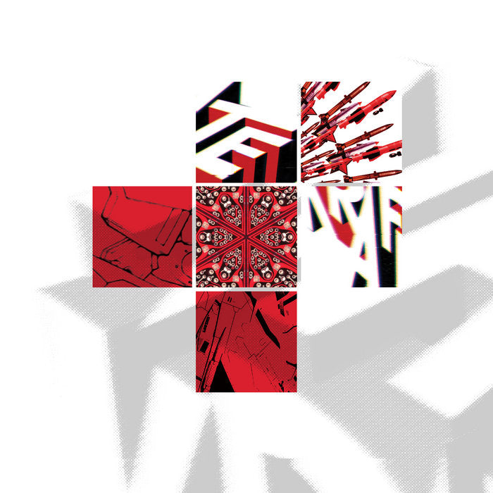 Nate Krafft – Crimson Arsenal / Man Machine [Red Vinyl 2x12"] — release artwork