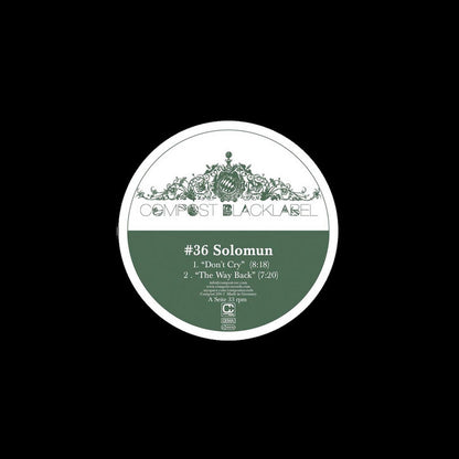 Solomun - Compost Black Label 36 [Reissue 12-inch Vinyl] cover artwork