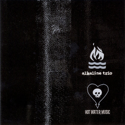 Alkaline Trio & Hot Water Music – Split EP (20th Anniversary) [Silver Vinyl] — cover artwork and edition packaging