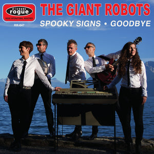 The Giant Robots - Spooky Signs 7-inch vinyl cover art